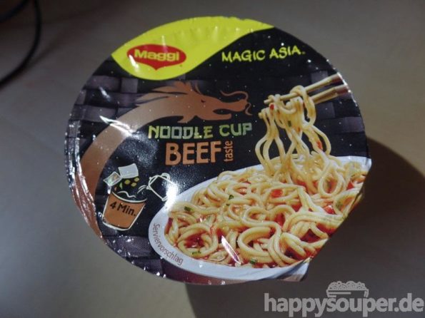 #1109: Maggi Magic Asia „Noodle Cup Beef Taste“ - HAPPYSOUPER.de