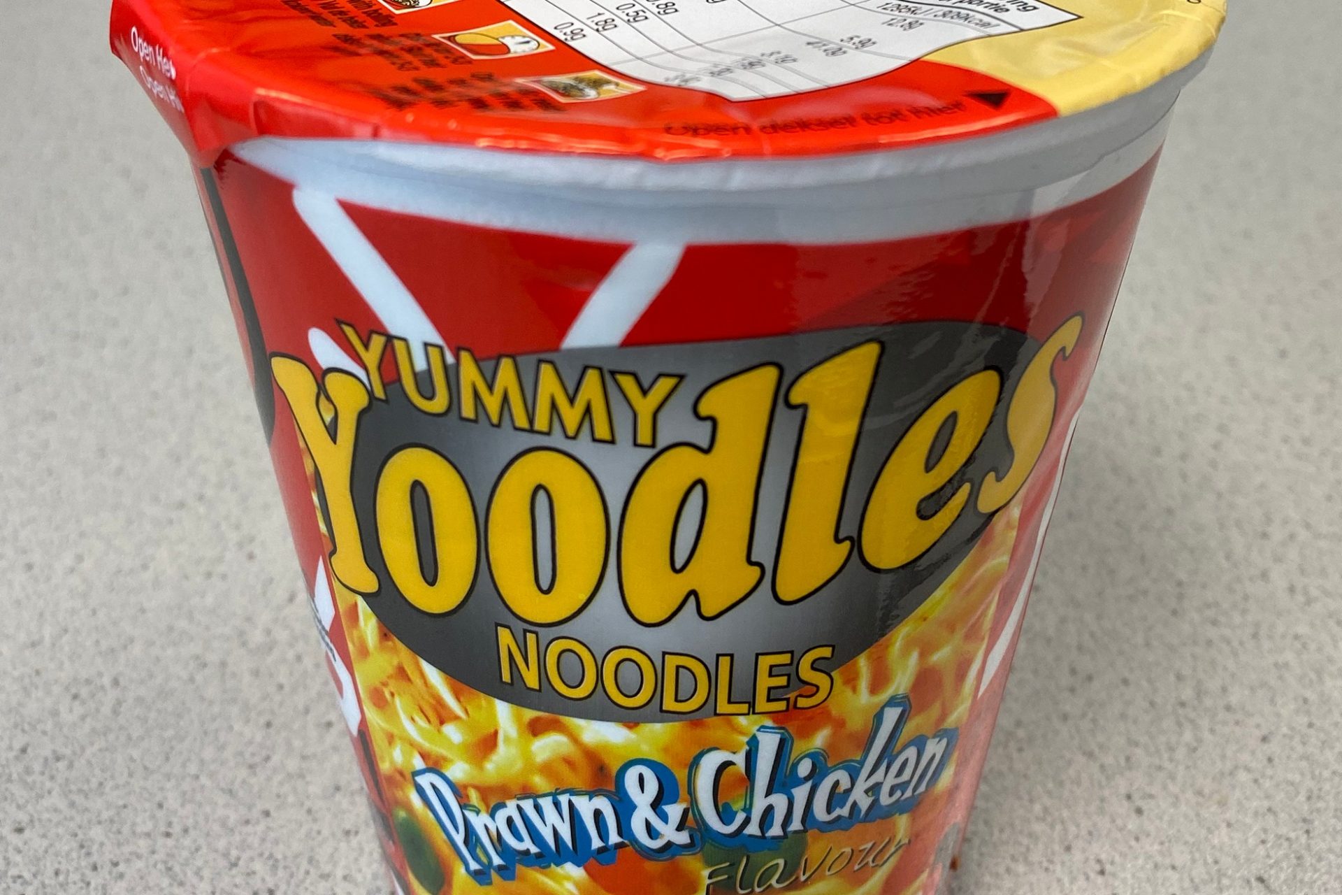 1707 Yummy Yoodles Noodles „Prawn & Chicken Flavour“ HAPPYSOUPER.de