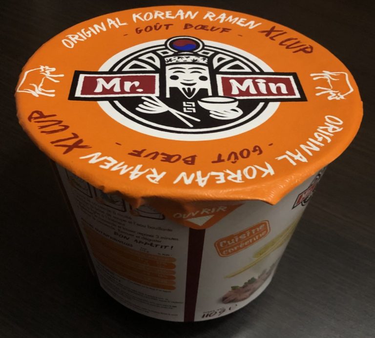  1523 Mr Min Original  Korean  Ramen  XL Cup Go t Bouf   